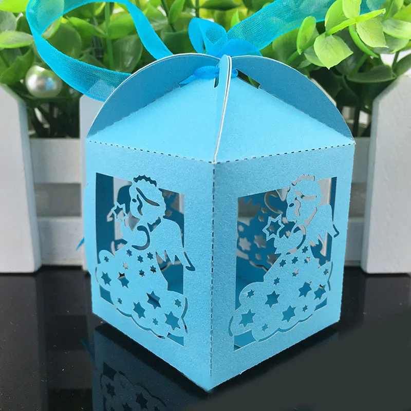 50 шт. лазерная резка коробка конфет свадебные сувениры и подарки для детского