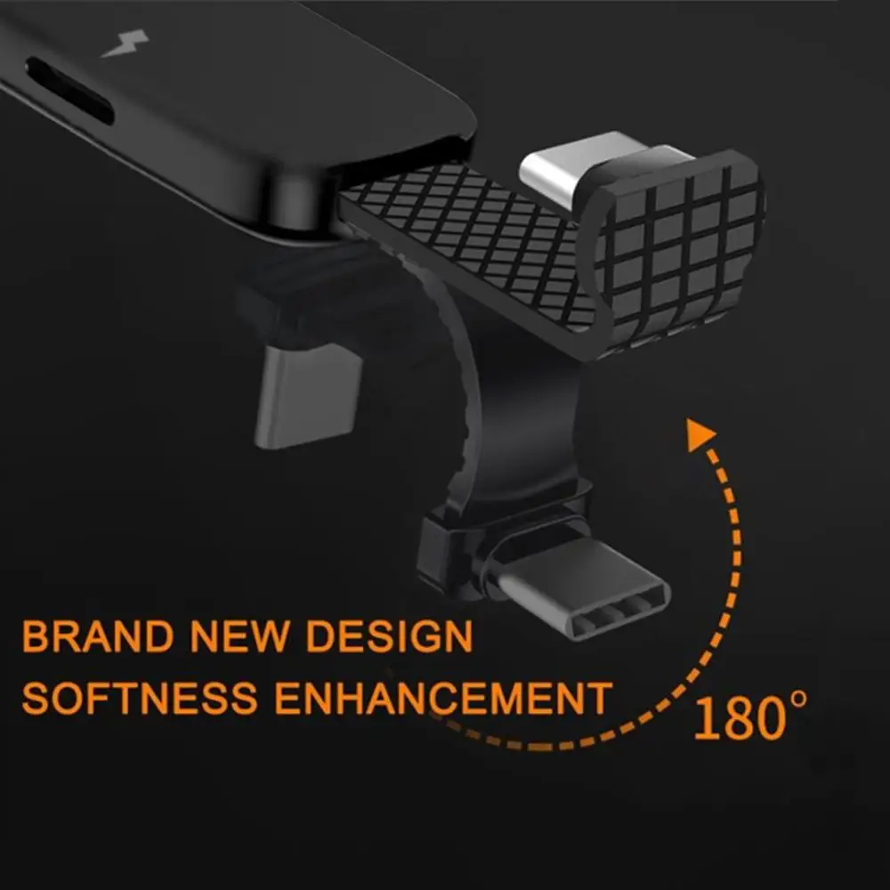 Двойной адаптер и кольцевой держатель USB C Type-C регулируемая подставка для