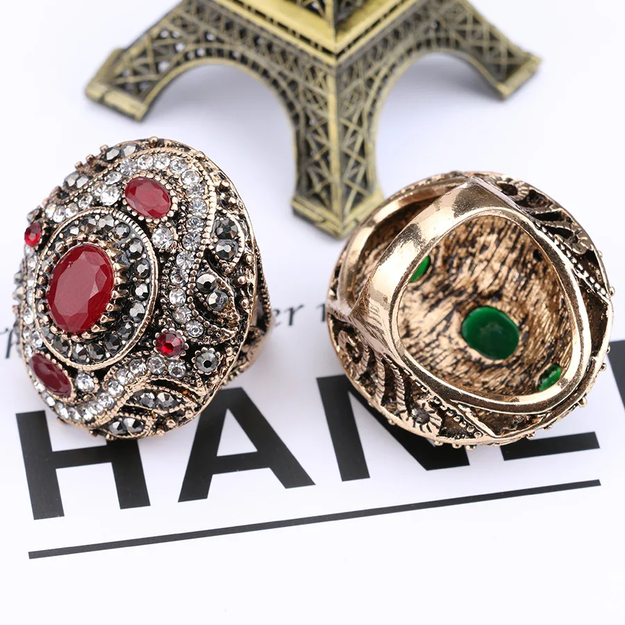 Brokenstone благородный Турции Vintage Кольца для женщин ювелирные изделия|vintage rings for