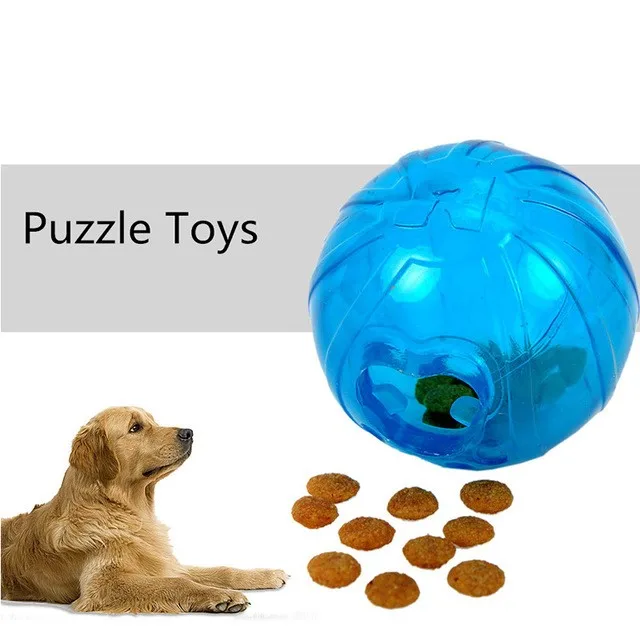 

2pcs/lot Null Pet Toys Leakage Food Ball Pure Natural Imported Rubber Dog Transparent Teeth To Bite dog training toy