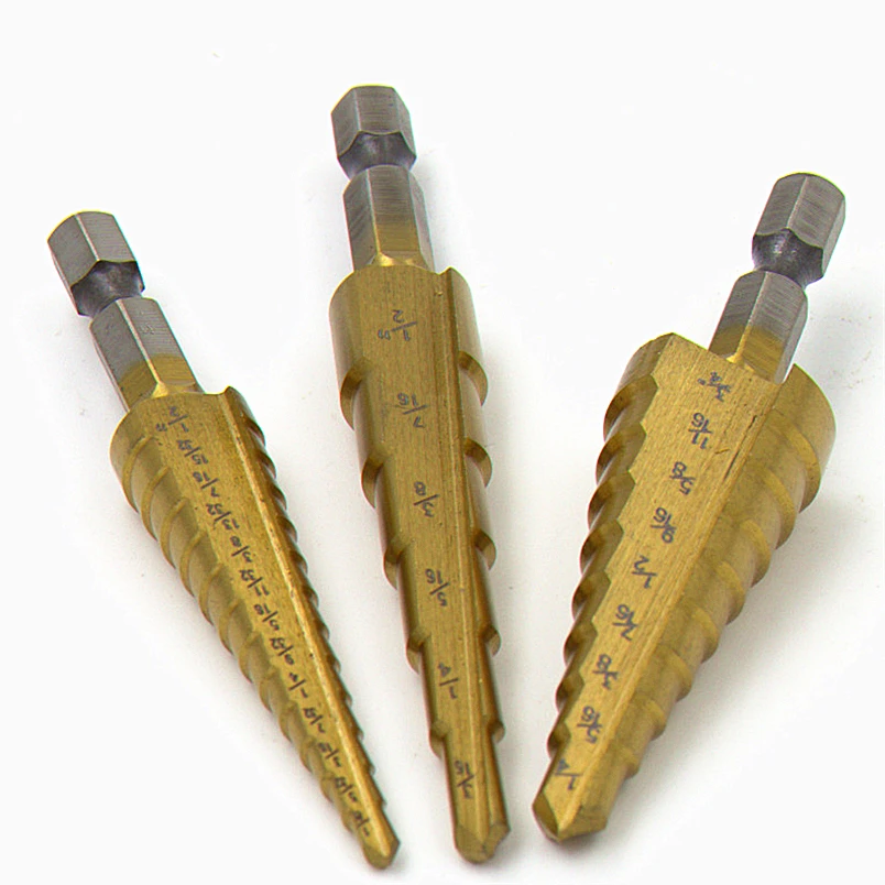 Ступенчатое сверло из быстрорежущей стали от 1/4 &quotдо 3/4&quot для
