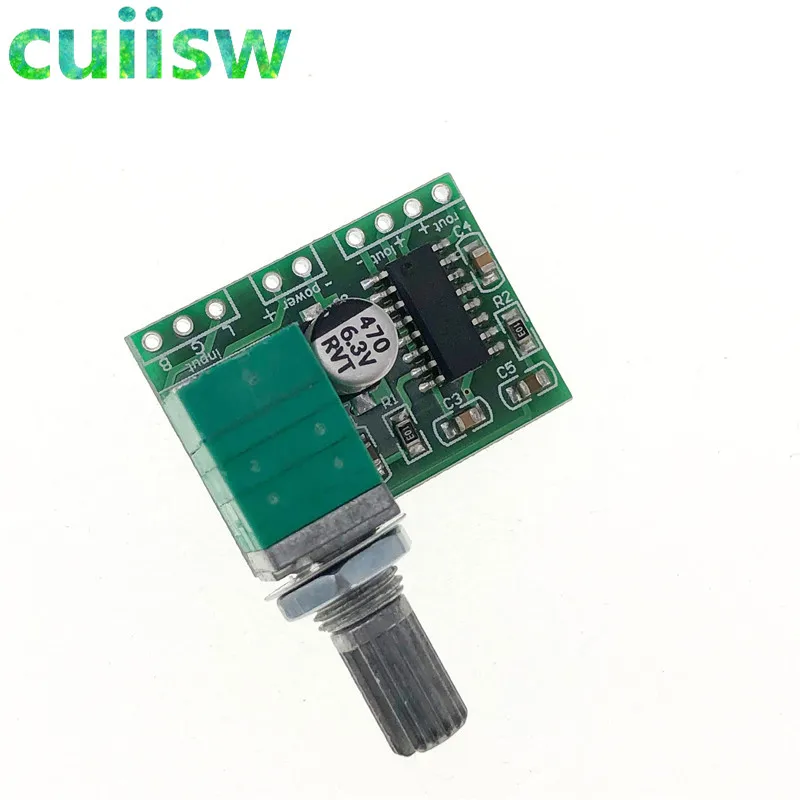 PAM8403 3W* 2 Мини цифровой усилитель мощности аудио Плата DIY стерео USB DC 2,5 в до 5 В мощность bluetooth динамик модуль для arduino