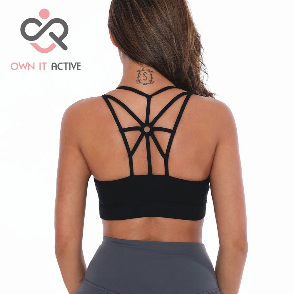 2022 New Style Women Athletic Gym Vest Movement Sports Bra Yoga Top Bralette Sexy Push Up Popular P053 | Спорт и развлечения