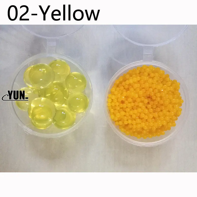 yellow Новые Кристальные бусинки для выращивания грунта, 500 шт, милые гидрогелевые Волшебные гелевые желейные шарики Orbiz, морские шарики для украшения вазы 5D - Цвет: yellow