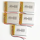 Литий-полимерный аккумулятор, 3,7 в, 600 мА ч, 503040, для Mp3, MP4, MP5, GPS, PSP, bluetooth, 5 шт.