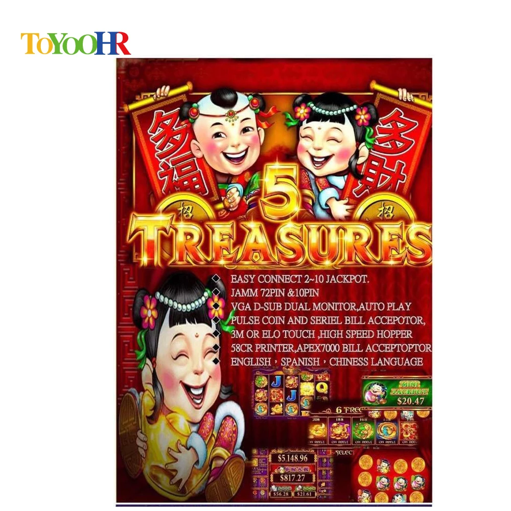 Мульти 3 в 1 Фортуны конвектор Fortunes 88 алмаз 5 сокровища слот игровой доски азартные игры pcb видео казино слот машина