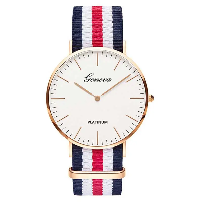 

Hot Sale Nylon strap Style Quartz Women Watch Men Watch Fashion Casual Unisex Watches Lovers Wrist Watch horloges vrouwen montre