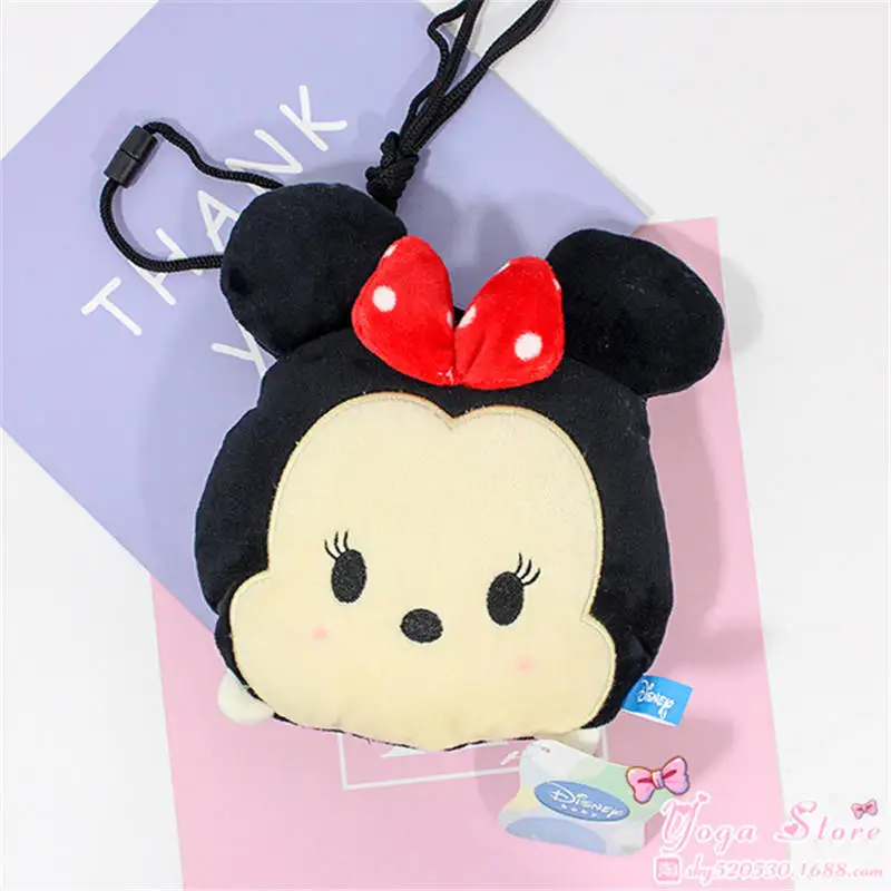 Disney Популярные мультфильм кукла crossbody Кошелек Микки и Минни белка Брат Большой средства ухода для век Дональд Дак стежка детские плюшевые игрушки - Цвет: 1