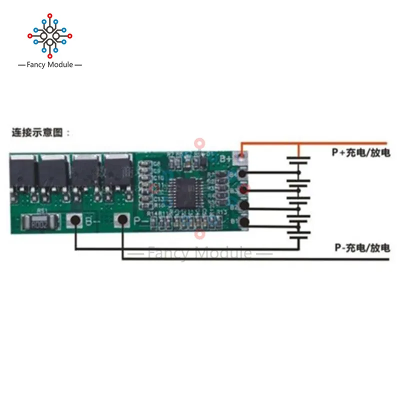 5S 10A Li-ion Lithium Battery 18650 Charger Protection Board 18.5V 21V Cell Module | Инструменты