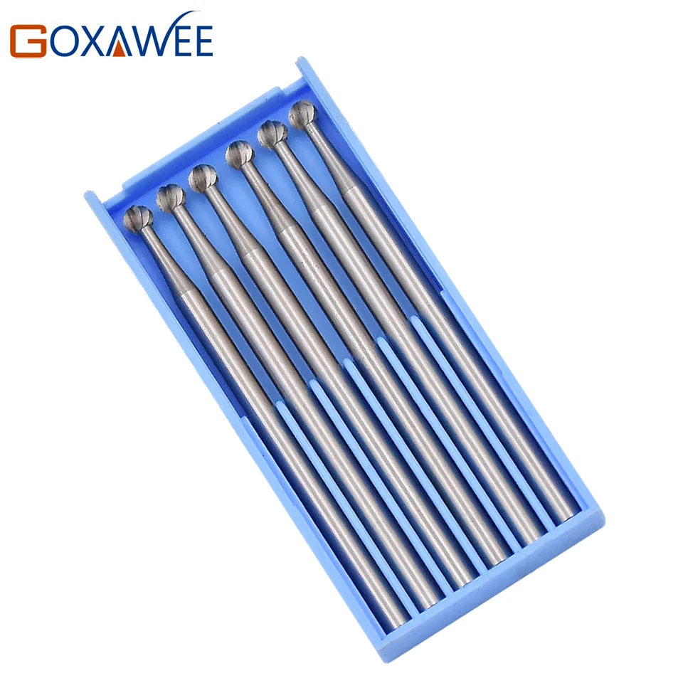 6 шт. Набор круглых абразивных инструментов GOXAWEE 2 35 м|round bur|bur setabrasive tools |