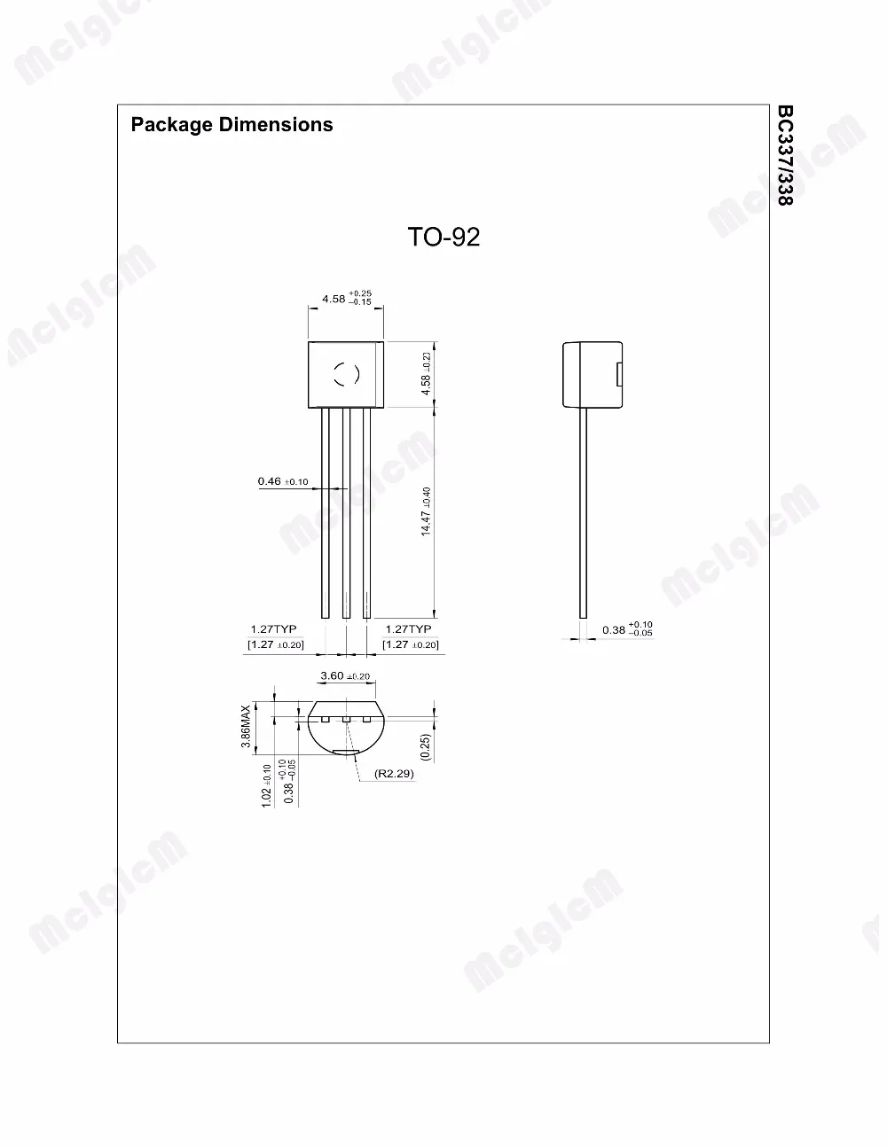 MCIGICM 5000 шт. BC337 триодный транзистор TO-92 0.8A 45V NPN | Электронные компоненты и