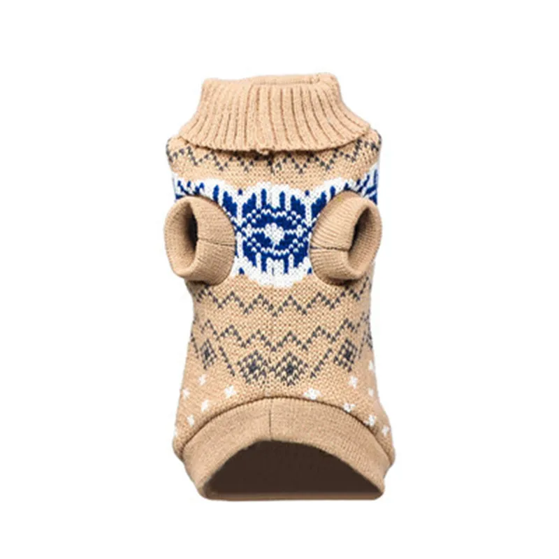 Шерстяной свитер с высоким плотно облегающим шею воротником одежда принтом в