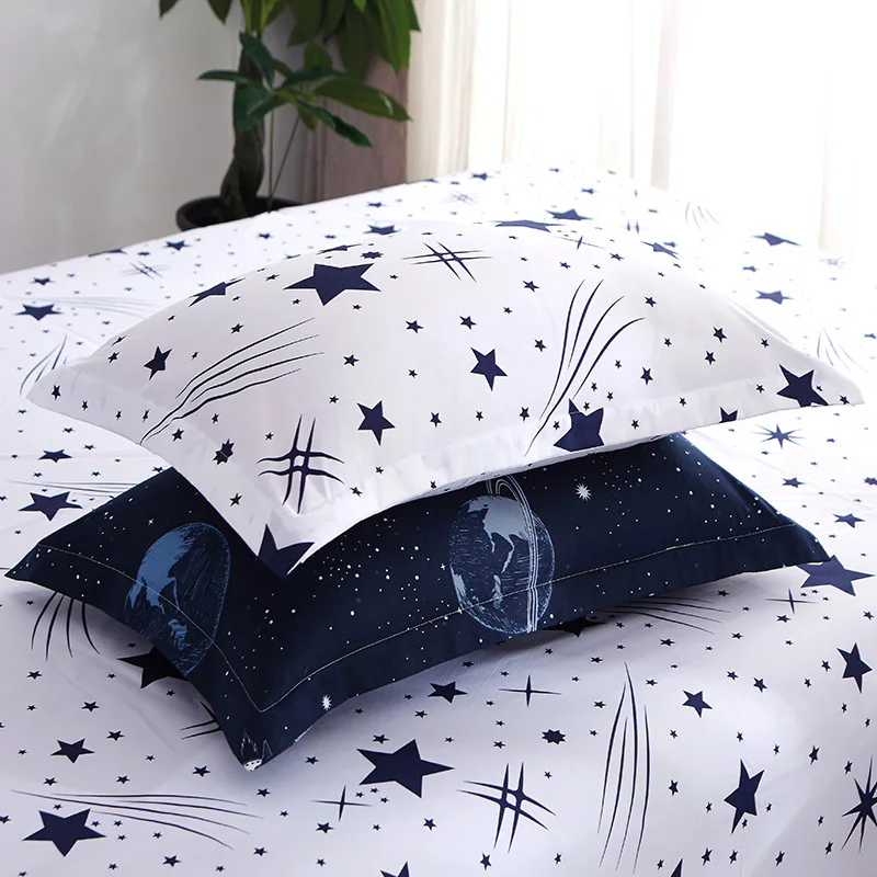 Duvert Cover Set Star Universe Pattern Galaxy Bedding Pillowcase Duvet 3pcs King Queen Full Twin | Дом и сад
