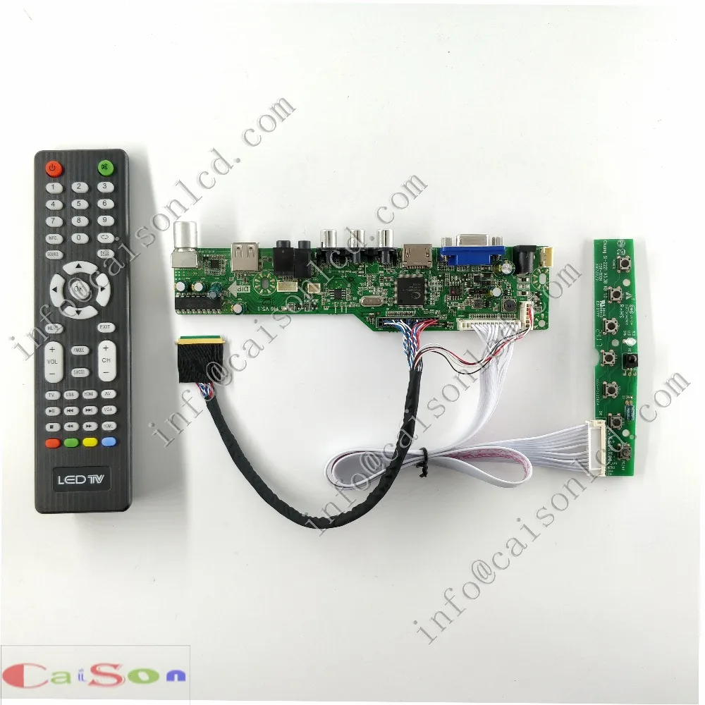 HDMI/AV/VGA/AUDIO/USB ЖК дисплей ТВ доска поддержка DIY 17 3 дюймов панели N173FGE L12/ LD173WD1