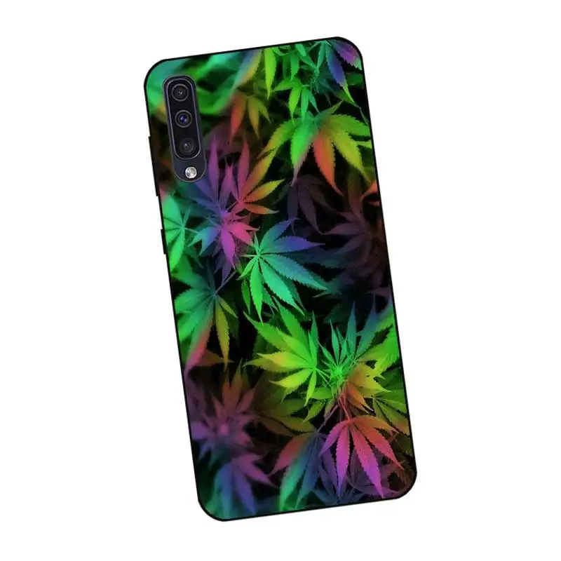 N252 Art Smoke Weed Black Silicone Case For Samsung Galaxy A2 Core A6 A7 A8 A9 A10 A30 A40 A50 A60 A70 A80 A90 5G A20E Plus |