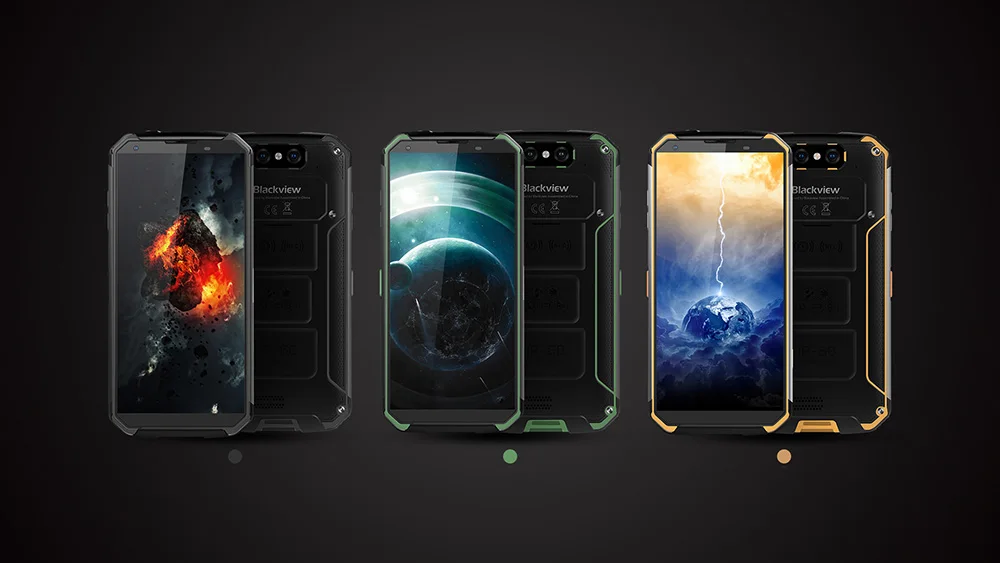 Blackview BV9500 10000 мАч мобильный телефон 5 7 &quotAndroid 8 1 MT6763T Octa Core 4 ГБ + 64 16MP двойная задняя