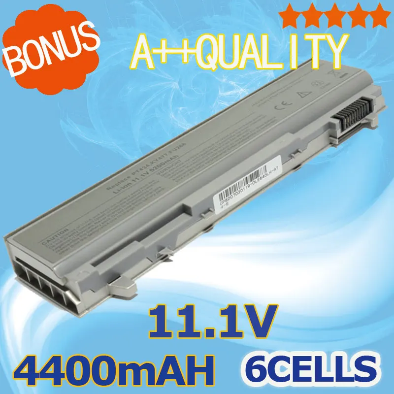 4400mAh аккумулятор для ноутбука Dell Latitude E6400 E6410 E6500 E6510 Precision M2400 M4400 M4500 M6400 M6500 1M215 312
