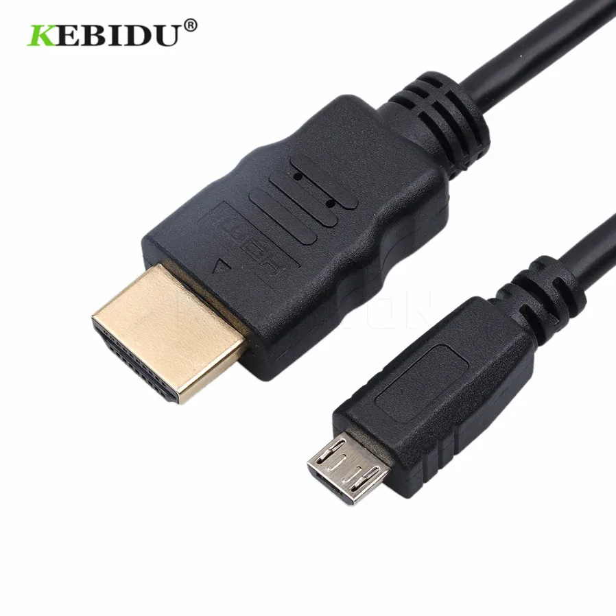 Высококачественный 5PIN кабель Micro USB 1080P HDTV адаптер Kebidu для Samsung Galaxy Note 3 S2 S3 S4 S5 HTC LG
