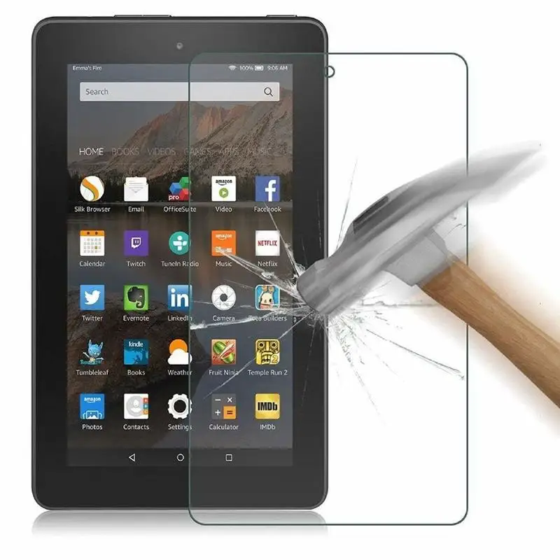 / защитное закаленное стекло для экрана для Amazon Kindle Fire 1" 7" 8,0 дюймов HD 7 HD7 HD8 HD10 Защитное стекло для экрана планшета