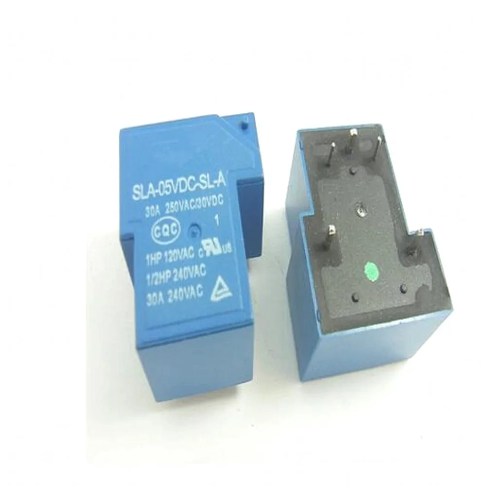 10 шт./лот реле мощности SLA-05VDC-SL-A SLA-12VDC-SL-A SLA-24VDC-SL-A SLA-48VDC-SL-A 5V 12V 24V 48V 30A 5PIN T90