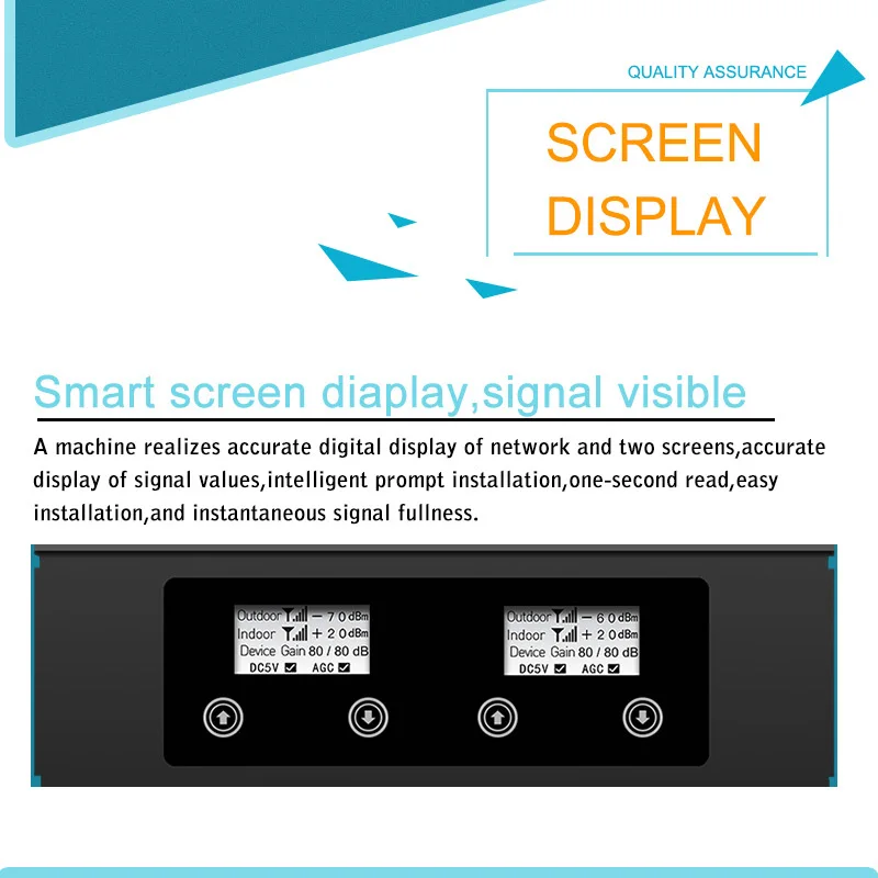 2019 Новый усилитель сотового сигнала 3G CDMA 850 WCDMA 2100 Amplifier Power 82dB Gain Band1+B5 LCD Display UMTS Booster