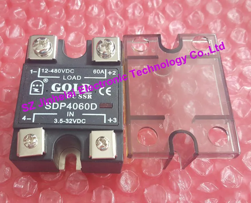 

New and original SDP4060D GOLD DC-DC Solid state relay 3.5-32VDC, 12-480VDC 60A