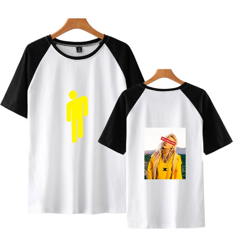 Новый тренд Billie Eilish Fans реглан HARAJUKU женская футболка Летняя дышащая горячая