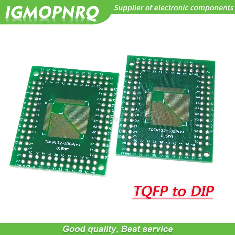 5 шт. плата FQFP TQFP QFP 32 44 64 80 100 LQFP для DIP-передачи адаптер DIP-Pin платы Pitch QFP32 QFP4 QFP64 QFP80