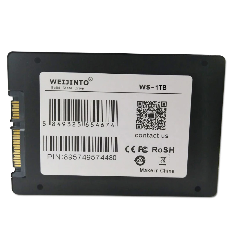 WEIJINTO SSD 120 ГБ 240 ГБ 60 Гб 128 ГБ 256 ГБ 512 ГБ 480 ГБ 960 ГБ 360 ГБ SSD 1TB2. 5 дюймов Внутренний твердотельный Настольный Ноутбук