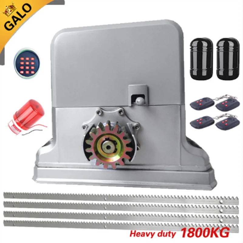kit 6 Galo Max автоматические раздвижные ворота открывалка приводные ворота для 3600lbs 1800 кг двери ворота с 4 м стальной стеллаж AC220V(комплект может быть выбран - Цвет: kit 6