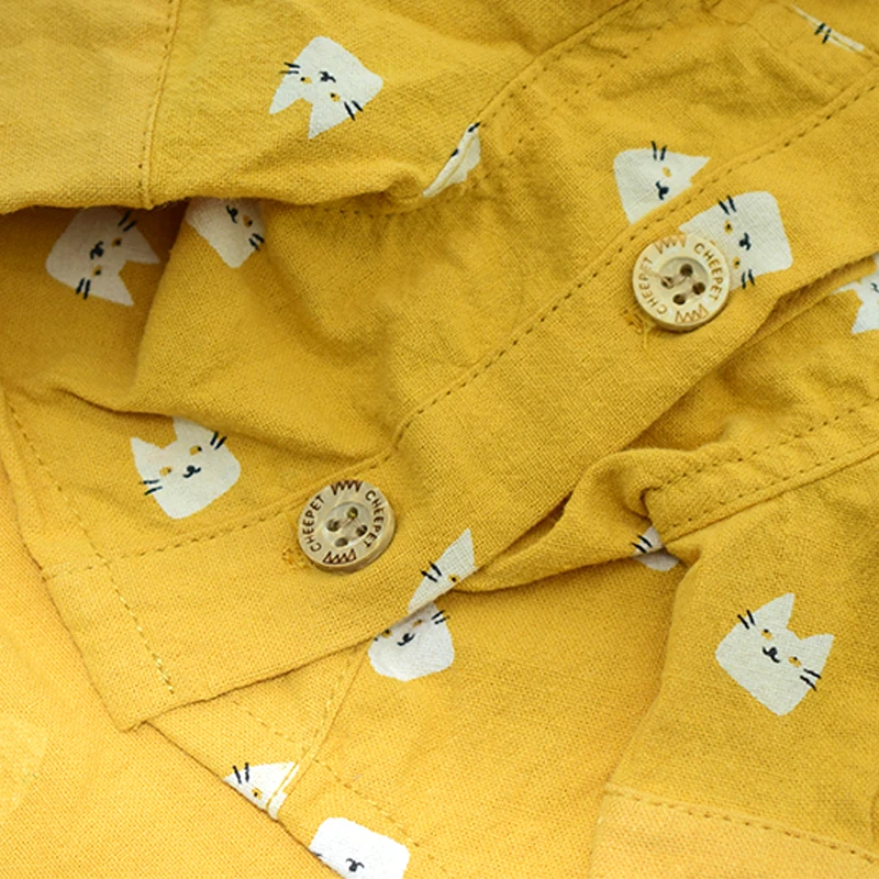 Рубашка для маленьких и средних больших собак милая сорочка из мягкого хлопка