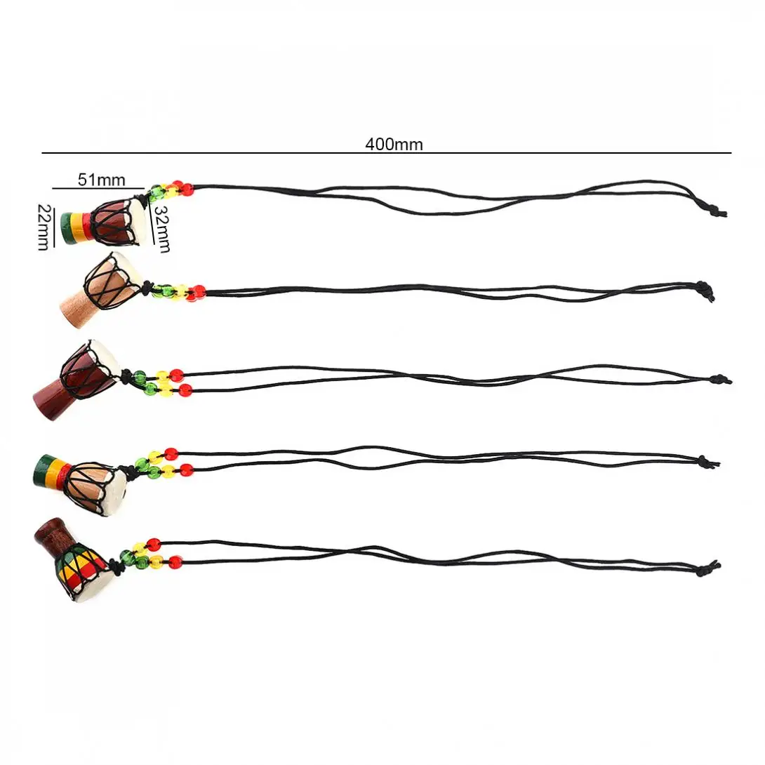 1 шт. африканская Подвеска Барабан мини барабанщик подчеркивающая