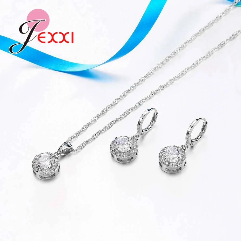 OL Стильное женское ожерелье серьги набор для женщин модные ювелирные изделия из