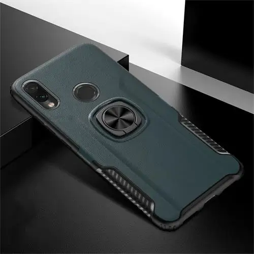 Ударопрочный защитный чехол для huawei P Smart Z P Smart Plus P20 P30 Lite mate 20 Pro с автомобильным держателем, чехол на Nova 3 3i 4 Funda - Цвет: Navy