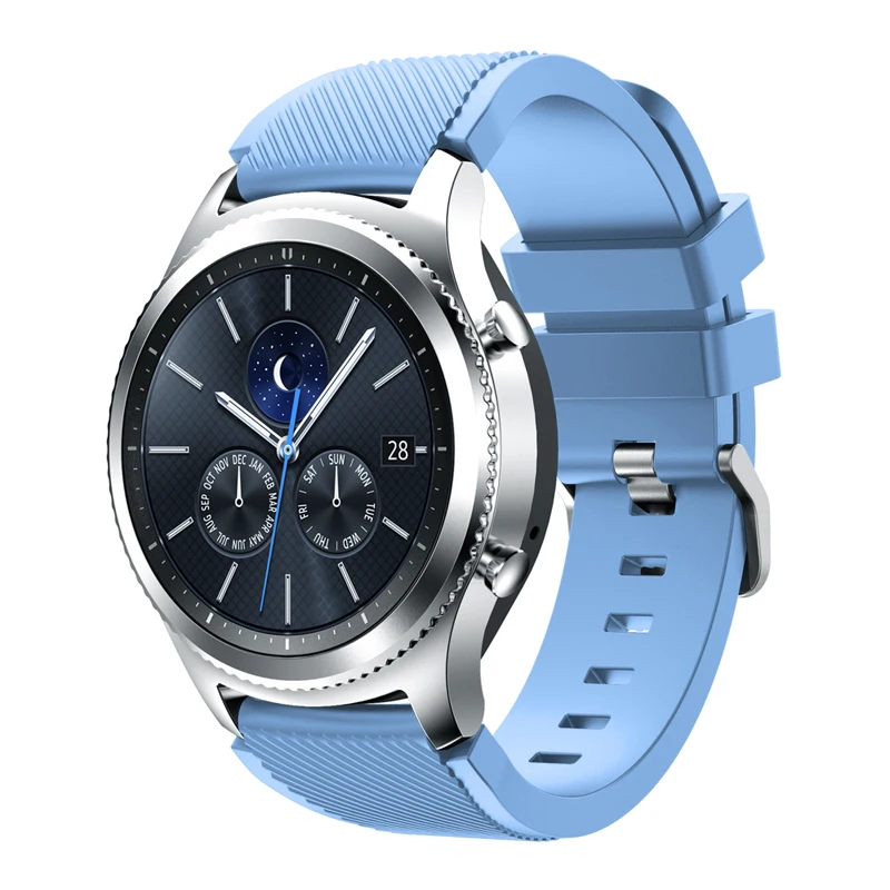 Ремешок для часов Gear S3 Frontier / Classic 22 мм мягкий силиконовый сменный Браслет