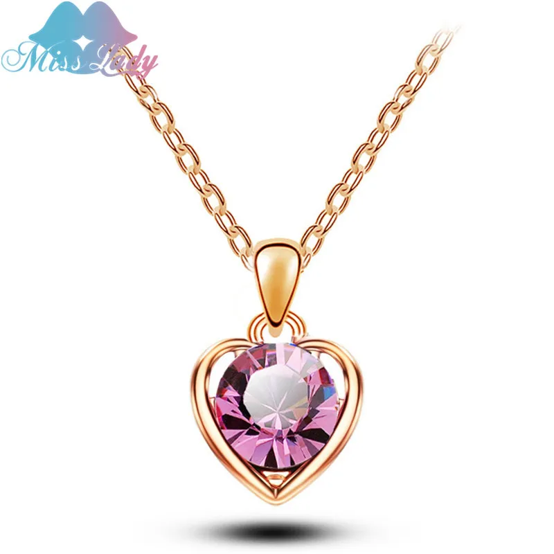 Женская подвеска в виде сердца с австрийским кристаллом|fashion jewelry|jewelry fashionjewelry