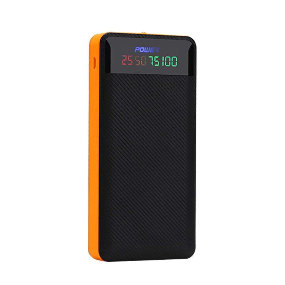 Чехол для аккумулятора с двойным USB 6x18650, Дополнительный внешний аккумулятор, набор для самостоятельной сборки, чехол для зарядного устройства, корпус для аккумулятора