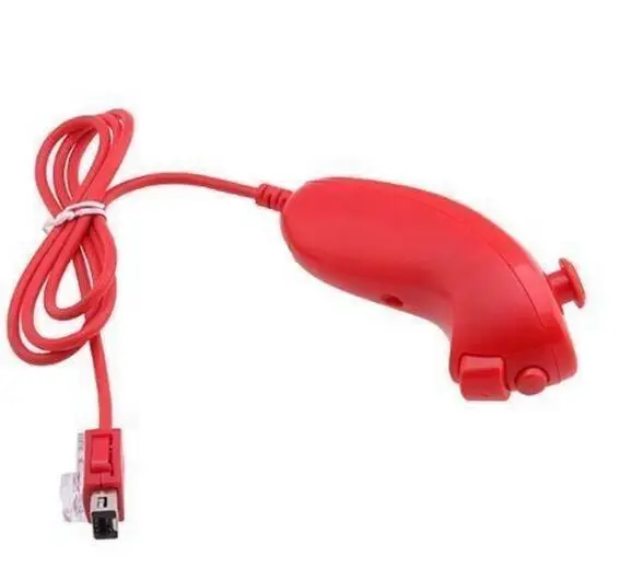Красный цвет NUNCHUCK пульт дистанционного управления для Nintendo Wii красный nunchunk |