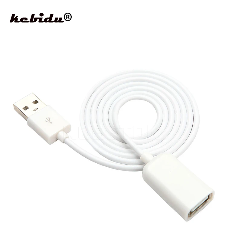 Удлинитель данных kebidu 100 см USB 2 0 штекер гнездо дополнительный кабель для зарядки