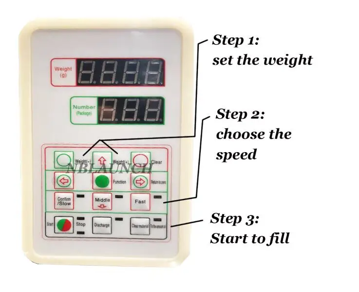 Машина для взвешивания и фасовки вес фасовка 500 г зерно кукурузы риса молока