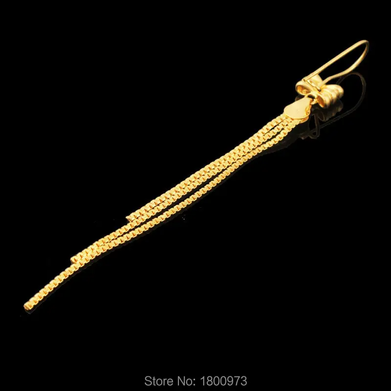 Adixyn Модные женские Дамские Висячие золотые висячие серьги с бахромой оптовая