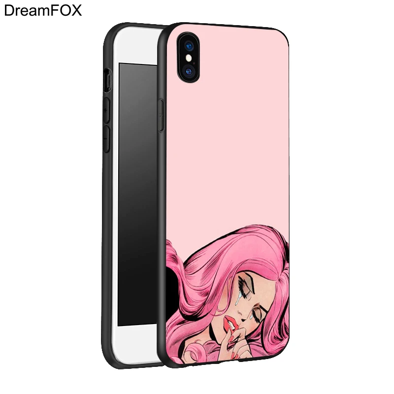 DREAMFOX L108 Art Life Black Soft TPU Silicone Case Cover For Apple iPhone 11 Pro XR XS Max X 8 7 6 6S Plus 5 5S 5G SE |
