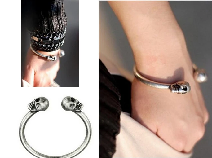 Очаровательные ретро-украшения в виде скелета стиле панк-рок | Дом и сад