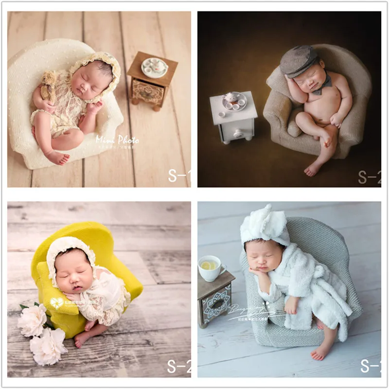 Реквизит для фотосъемки новорожденных новый диван и маленький чайный столик +