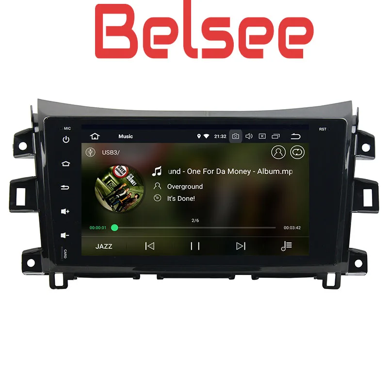 Автомагнитола Belsee для Nissan NP300 Navara 2014 2016 PX5 Восьмиядерный процессор стерео Android 8 0 GPS