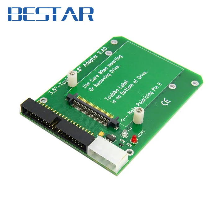 50PIN 1 8 &quotMicro Drive to 3 5&quot 40pin IDE адаптер для Toshiba жесткого диска|40pin ide|ide 1.81.8 ide adapter |