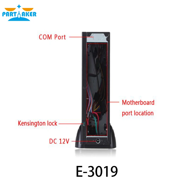 Мощный mini itx случай пк E-3019 с блоком питания handy htpc игровой настольный компьютер secc
