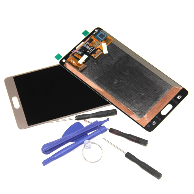 AMOLED lcd для samsung Galaxy Note 4 Note4 N910C N910 N910A N910F дисплей кодирующий преобразователь
