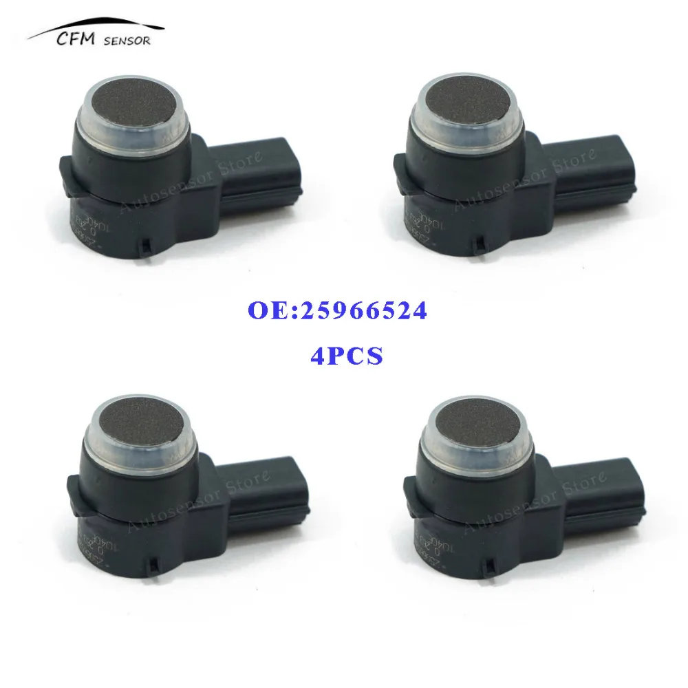 

4pcs Parking Sensor PDC 25966524 Bumper Reverse Assist Fits For GM 0263003929