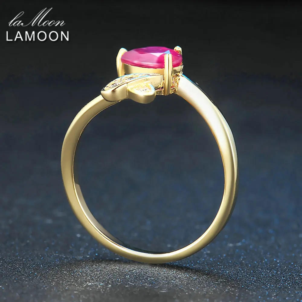 Женское кольцо из серебра 925 пробы с натуральным Рубином|fine jewelry|jewelry ruby ringsjewelry rings